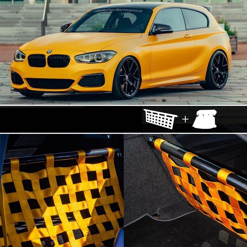 Clubsport Komplettset - Strebe mit Netz und Teppich für BMW 1er F20 / F21